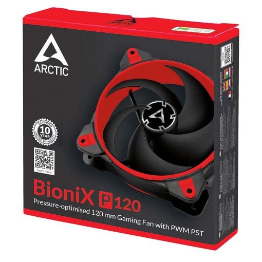 Εικόνα της Case Fan Arctic BioniX P120 120mm Pressure Optimised Red ACFAN00115A