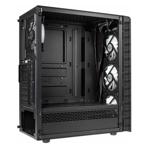 Εικόνα της Kolink Observatory Lite RGB Tempered Glass Black GEKL-065