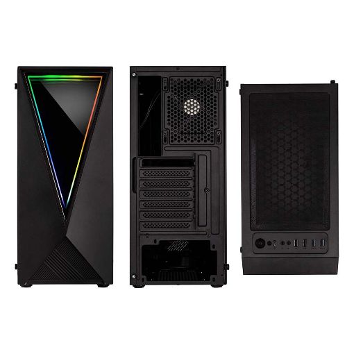 Εικόνα της Kolink Void RGB Tempered Glass Black GEKL-063