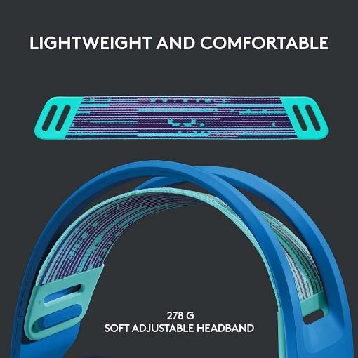 Εικόνα της Headset Logitech G733 LightSpeed RGB Blue 981-000943