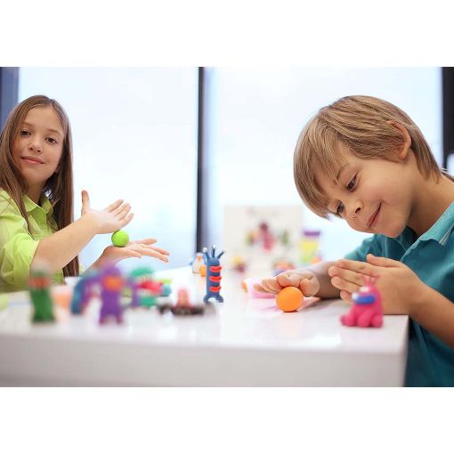 Εικόνα της Hey Clay Bugs - Colorful Kids Modeling Air-Dry Clay, 18 Cans (10 χρώματα) s005bugs
