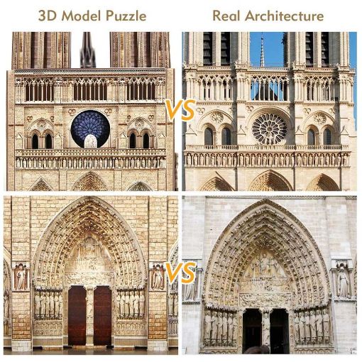 Εικόνα της Cubic Fun - 3D Led Puzzle Notre Dame De Paris