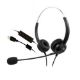 Εικόνα της Headset MediaRange Ενσύρματο Stereo with Microphone and Control Panel Black MROS304