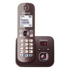 Εικόνα της Ασύρματο Τηλέφωνο Panasonic KX-TG6821GA Mocca-Brown