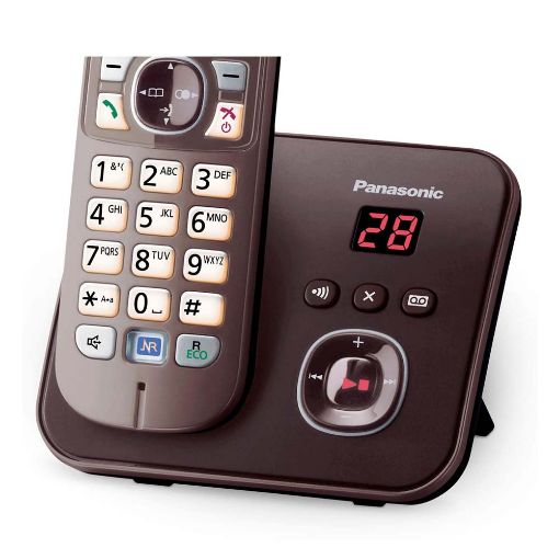 Εικόνα της Ασύρματο Τηλέφωνο Panasonic KX-TG6821GA Mocca-Brown