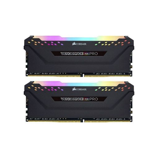 Εικόνα της Ram Corsair Vengeance RGB Pro 16GB (2 x 8GB) DDR4 DIMM 3600MHz CL18 Black CMW16GX4M2D3600C18