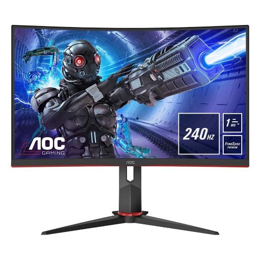 Εικόνα της Οθόνη Gaming Curved AOC 31.5" Led FHD VA 240Hz C32G2ZE