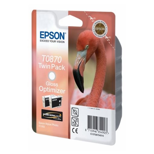 Εικόνα της Μελάνι Epson T0870 Twin Pack Gloss Optimizer C13T087040