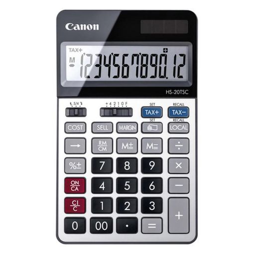 Εικόνα της Αριθμομηχανή 12 Ψηφίων Canon HS-20TSCDBL 2469C002AA
