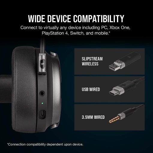 Εικόνα της Headset Corsair Virtuoso SE RGB Wireless Gunmetal CA-9011180-EU