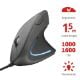 Εικόνα της Ποντίκι Trust Verto Ergonomic 22885