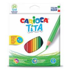 Εικόνα της Carioca - Ξυλομπογιές Οικολογικές Tita Σετ. 24 Χρώματα 42794
