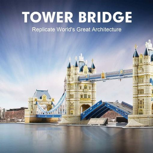 Εικόνα της Cubic Fun - 3D Puzzle National Geographic, Tower Bridge 120pcs DS0978h