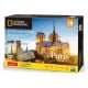 Εικόνα της Cubic Fun - 3D Puzzle National Geographic, Notre Dame De Paris 128pcs DS0986h