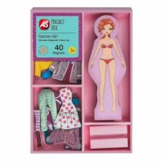 Εικόνα της AS Company - Magnet Box, Fashion Girl Dress-Up με Ξύλινους Μαγνήτες 1029-64053