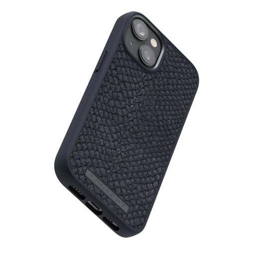 Εικόνα της Θήκη Njord by Elements Salmon Leather for iPhone 14 (6.7) Black NA42SL00