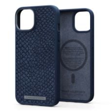 Εικόνα της Θήκη Njord by Elements Salmon Leather for iPhone 14 (6.7) Blue NA42SL01