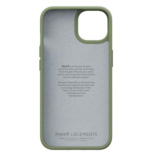 Εικόνα της Θήκη Njord by Elements Comfort+ for iPhone 14 (6.7) Olive NA42CM06