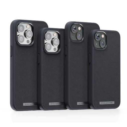 Εικόνα της Θήκη Njord by Elements Genuine Leather for iPhone 14 (6.7) Black NA42GL00