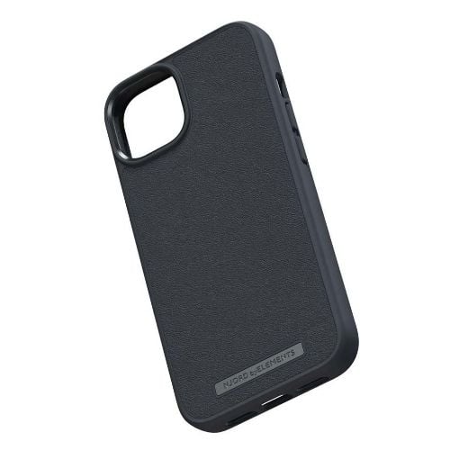 Εικόνα της Θήκη Njord by Elements Genuine Leather for iPhone 14 (6.7) Black NA42GL00