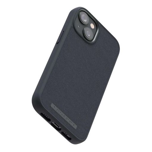 Εικόνα της Θήκη Njord by Elements Genuine Leather for iPhone 14 (6.7) Black NA42GL00