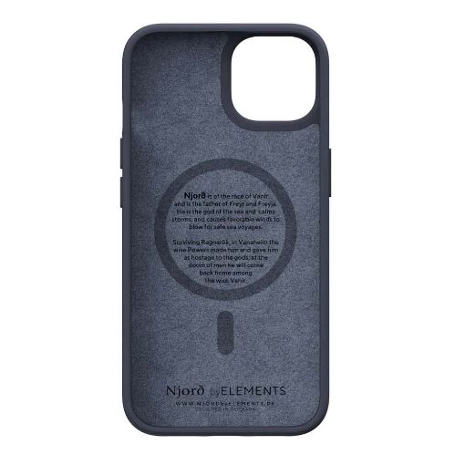 Εικόνα της Θήκη Njord by Elements Genuine Leather for iPhone 14 (6.7) Black NA42GL00