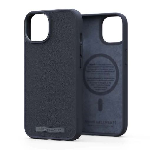 Εικόνα της Θήκη Njord by Elements Genuine Leather for iPhone 14 (6.7) Black NA42GL00