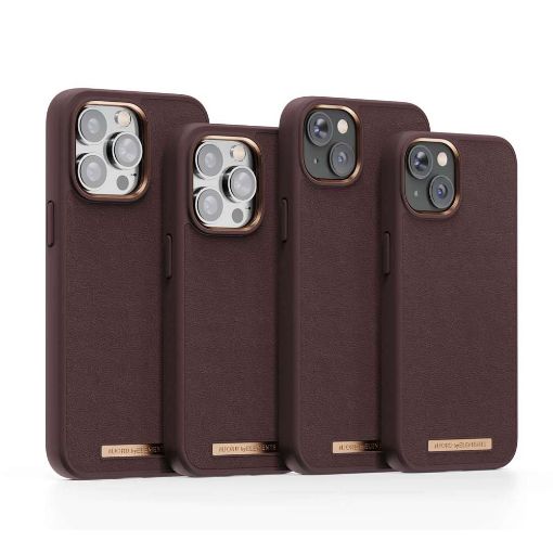 Εικόνα της Θήκη Njord by Elements Genuine Leather for iPhone 14 (6.7) Brown NA42GL05