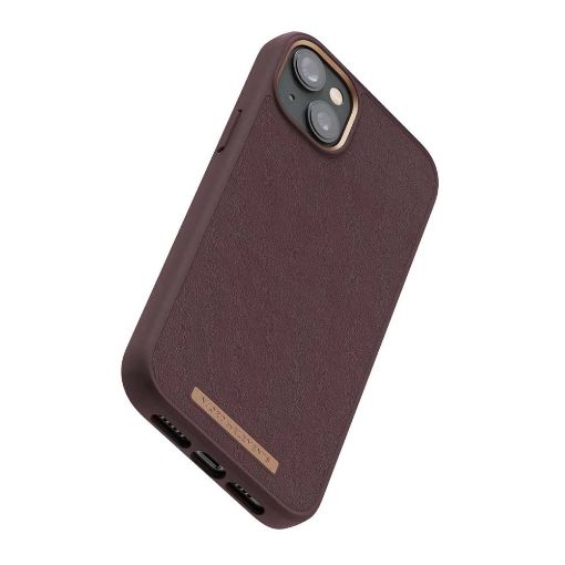 Εικόνα της Θήκη Njord by Elements Genuine Leather for iPhone 14 (6.7) Brown NA42GL05