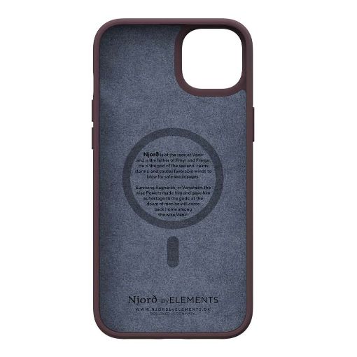 Εικόνα της Θήκη Njord by Elements Genuine Leather for iPhone 14 (6.7) Brown NA42GL05