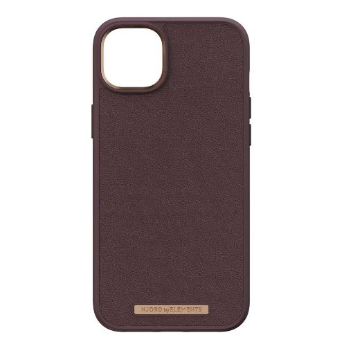 Εικόνα της Θήκη Njord by Elements Genuine Leather for iPhone 14 (6.7) Brown NA42GL05