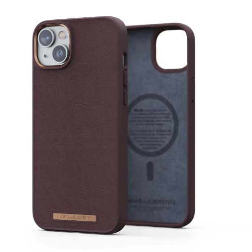 Εικόνα της Θήκη Njord by Elements Genuine Leather for iPhone 14 (6.7) Brown NA42GL05