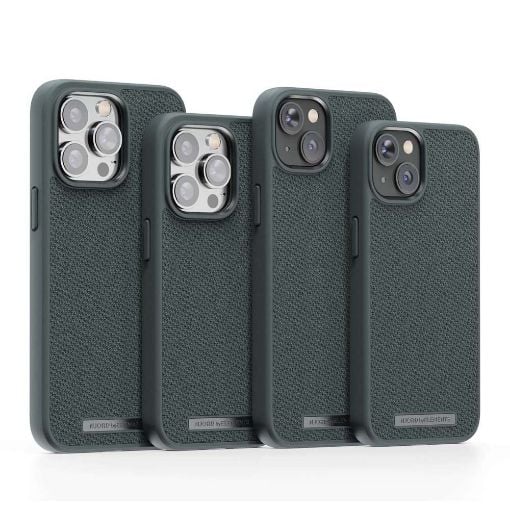 Εικόνα της Θήκη Njord by Elements Fabric Tonal for iPhone 14 (6.7) Dark Grey NA42TN09