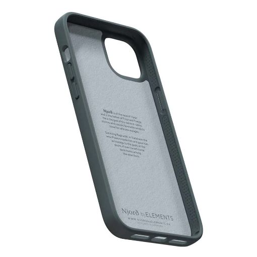 Εικόνα της Θήκη Njord by Elements Fabric Tonal for iPhone 14 (6.7) Dark Grey NA42TN09
