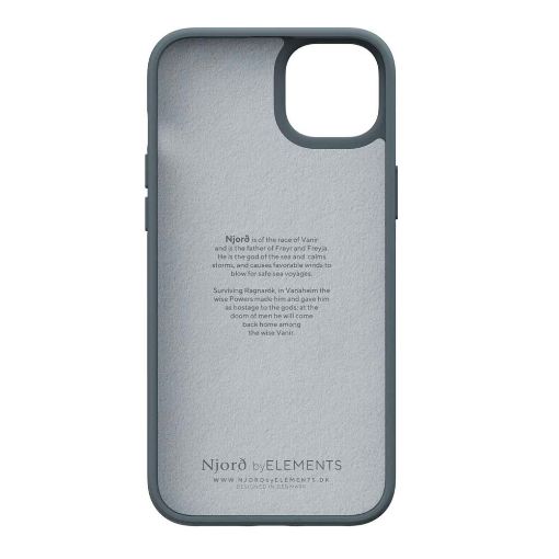 Εικόνα της Θήκη Njord by Elements Fabric Tonal for iPhone 14 (6.7) Dark Grey NA42TN09