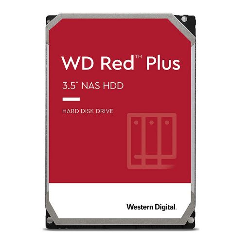 Εικόνα της Εσωτερικός Σκληρός Δίσκος NAS Western Digital Red Plus 4TB 3.5" SATA III 256MB 5400rpm WD40EFPX