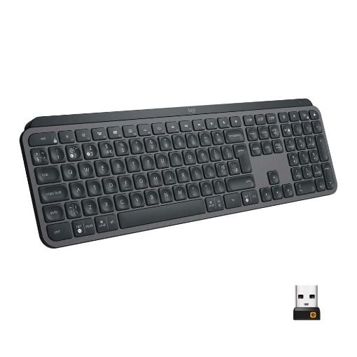 Εικόνα της Πληκτρολόγιο Logitech MX Keys S Wireless Graphite (US) 920-011587