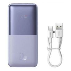 Εικόνα της Power Bank Baseus BiPow Pro Dual USB-A & USB-C 10000mAh 20W Purple PPBD040105