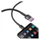 Εικόνα της Καλώδιο Baseus Cafule USB-A to USB-C SuperCharge Braided 5Α 1m Black/Gray CATKLF-PG1