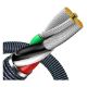 Εικόνα της Καλώδιο Baseus Crystal Shine USB-A to Lightning Braided 2.4Α 2m Black CAJY000101
