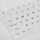 Εικόνα της Redragon Crystal Keycaps A135 PBT Double Shot Transparent