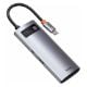 Εικόνα της Docking Station Baseus Metal Gleam USB-C Gray CAHUB-CX0G