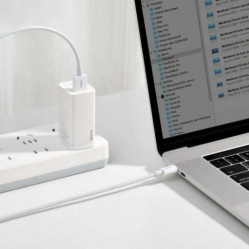 Εικόνα της Καλώδιο Baseus Superior USB-A to USB-C 66W 2m White CATYS-A02