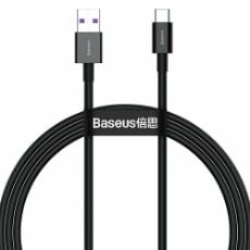 Εικόνα της Καλώδιο Baseus Superior USB-A to USB-C 66W 1m Black CATYS-01