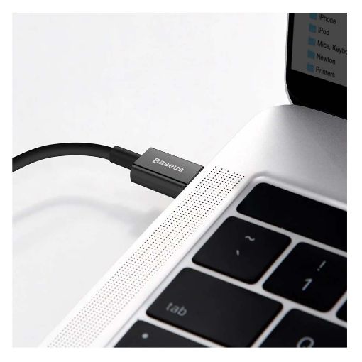 Εικόνα της Καλώδιο Baseus Superior USB-C to Lightning 20W PD 2m Black CATLYS-C01