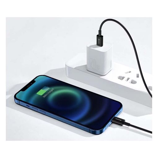 Εικόνα της Καλώδιο Baseus Superior USB-C to Lightning 20W PD 2m Black CATLYS-C01