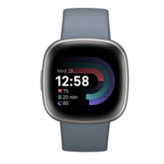 Εικόνα της Smartwatch Fitbit Versa 4 NFC Waterfall Blue/Platinum FB523SRAG