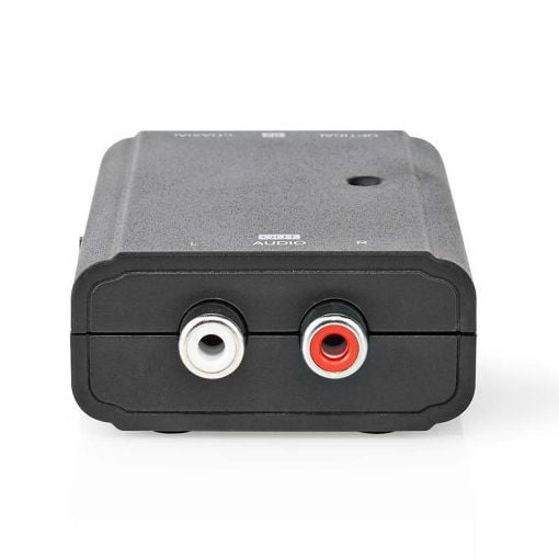 Εικόνα της Audio Converter Nedis RCA/Toslink to 2 x RCA F/F Black ACON2509BK