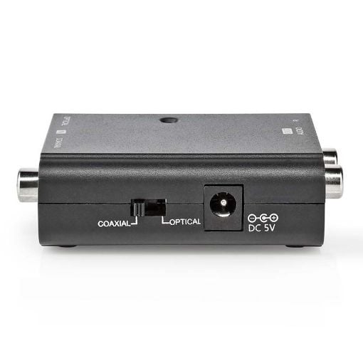 Εικόνα της Audio Converter Nedis RCA/Toslink to 2 x RCA F/F Black ACON2509BK