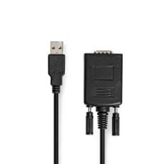 Εικόνα της Καλώδιο Nedis USB 2.0 to Serial M/M 0.9m Black CCGW60852BK09